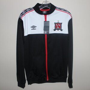 3/$188❤️Umbro Dundalk FC 2022-23 home walkout jacket track top Ireland Lilywhite